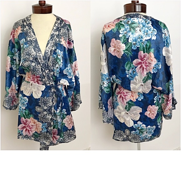 Boho Beauty Floral Kimono Wrap Cardi SMLXL - Picture 4 of 8